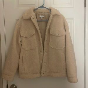 Cute off white teddy jacket